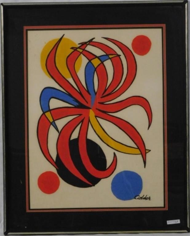 ALEXANDER CALDER (1898-1976) FRAMED
