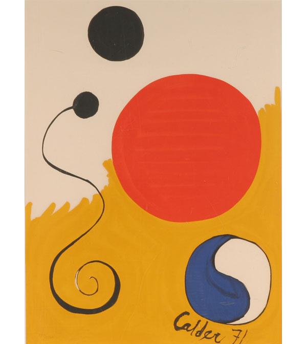 Alexander Calder 1971 Spiral