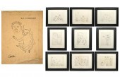 ALEXANDER CALDER 9 ETCHINGS &