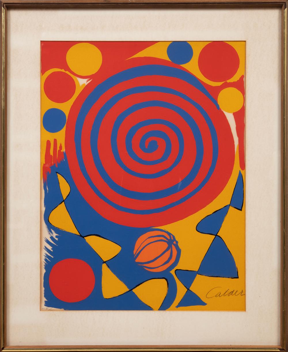ALEXANDER CALDER (AMERICAN,