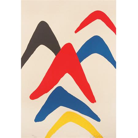 Alexander Calder BOOMERANGS Color
