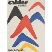 ALEXANDER CALDER COLOR LITHOGR