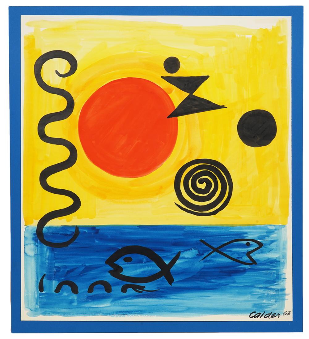 ALEXANDER CALDER 'IN MID-OCEAN'