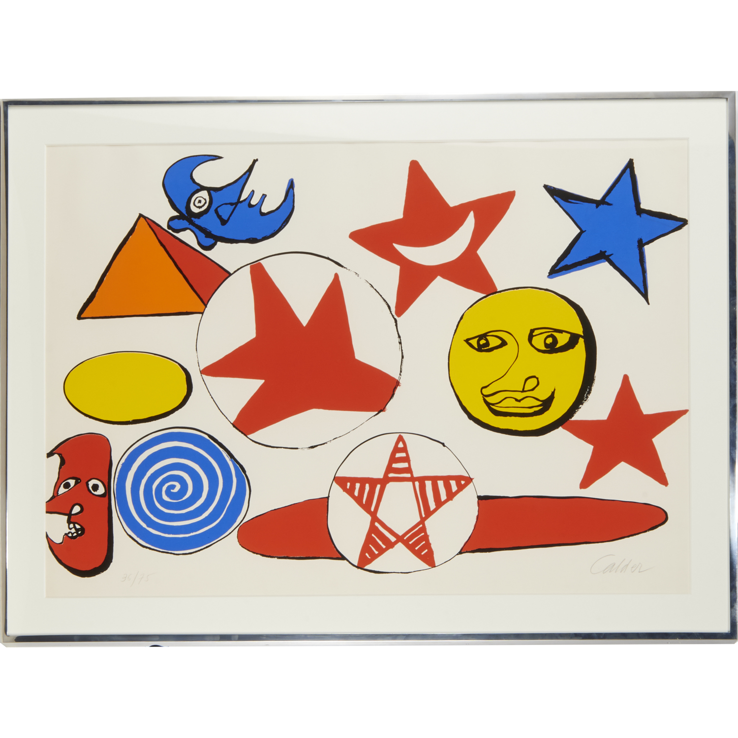 ALEXANDER CALDER, LARGE COLOR