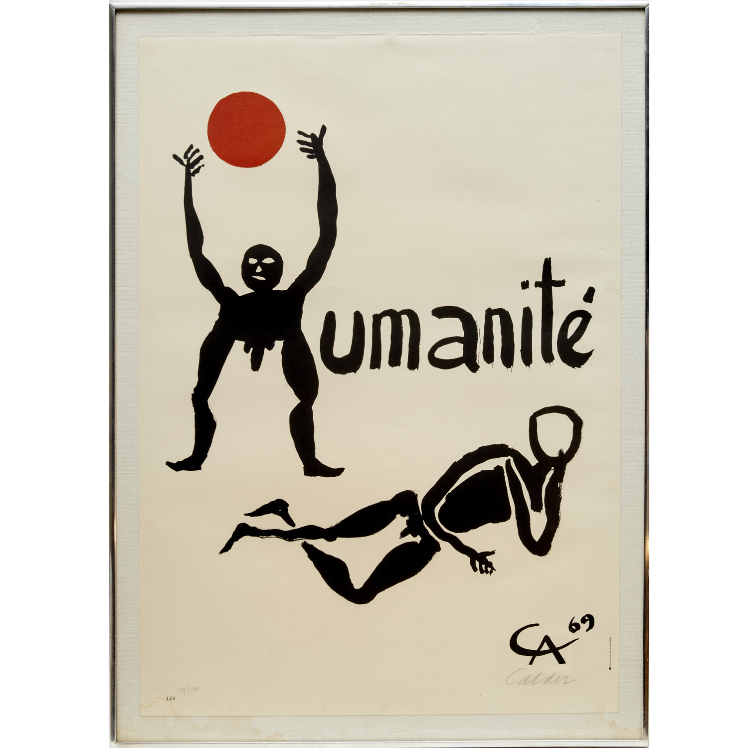 ALEXANDER CALDER, LITHOGRAPH, 1969,