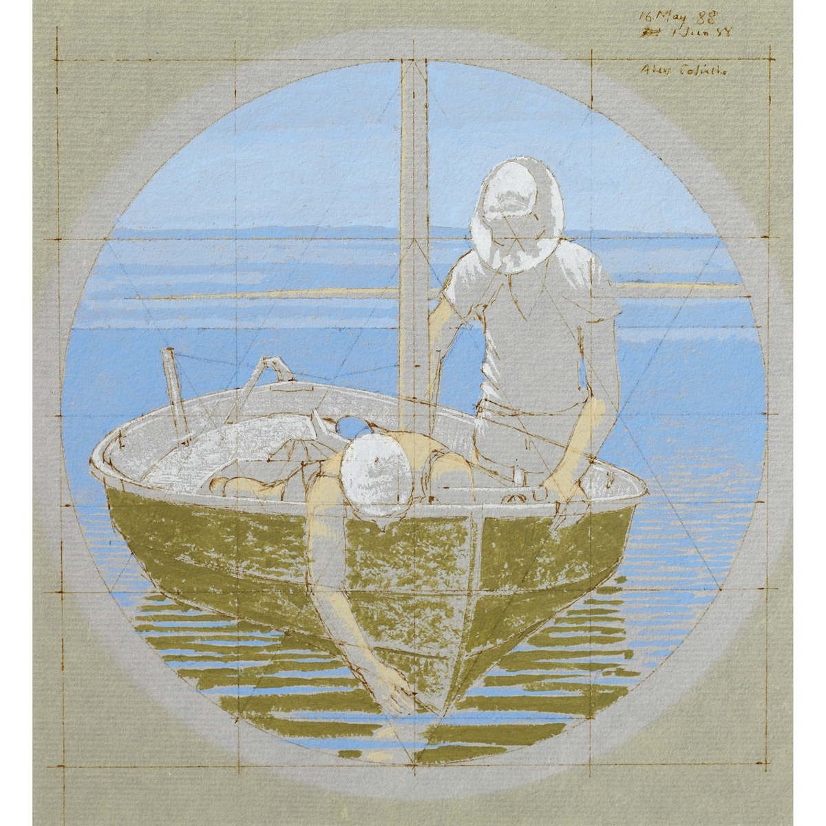 ALEXANDER COLVILLE R.C.A. STUDY FOR