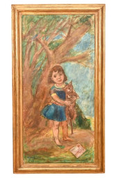 ALEXANDER DOBKIN OIL ON CANVAS