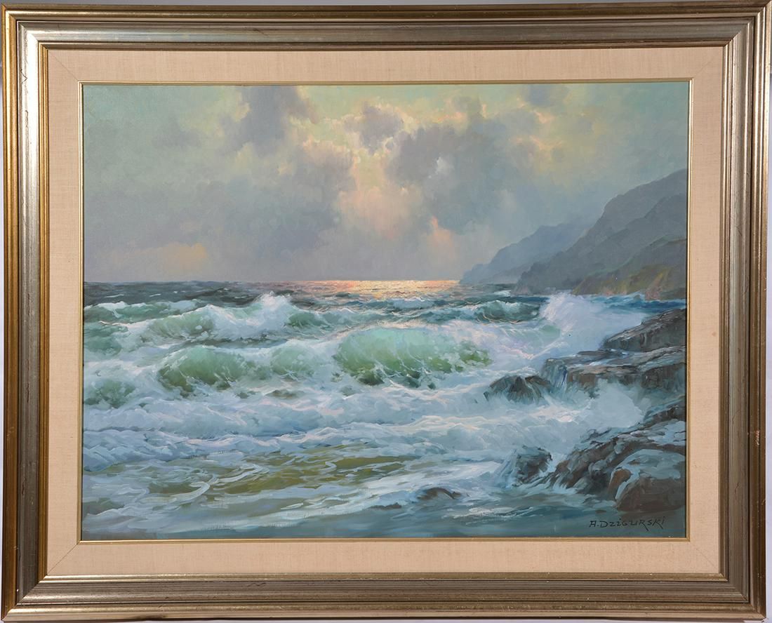 ALEXANDER DZIGURSKI, CRASHING WAVES