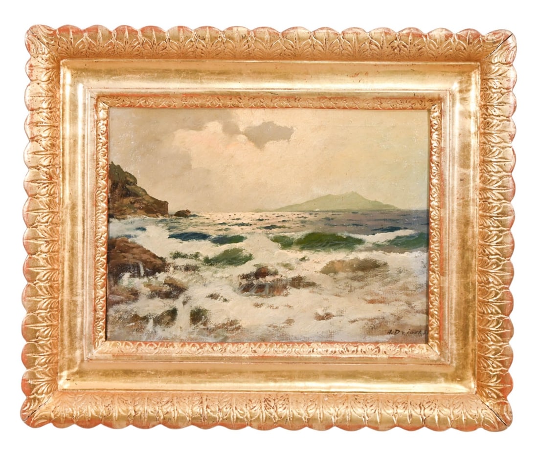 ALEXANDER DZIGURSKI SIGNED OIL