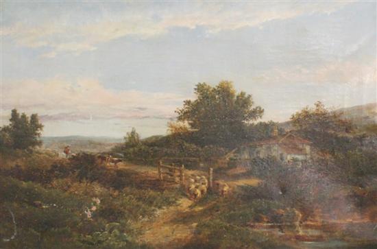 Alexander Fraser (1828-1899) oil on