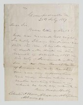 Alexander H. Stephens signed p