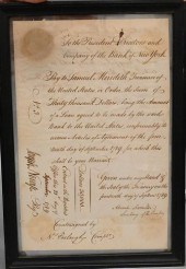 ALEXANDER HAMILTON 1789 FEDERA