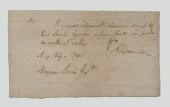 Alexander Hamilton autograph n