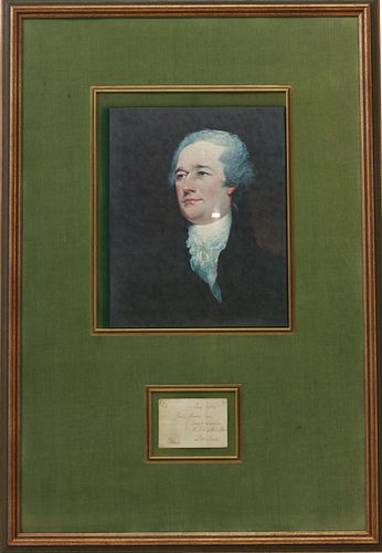 ALEXANDER HAMILTON TO JABEZ BOWEN