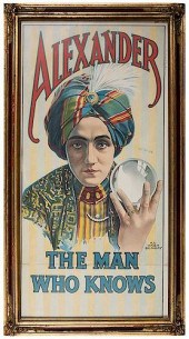 ALEXANDER. THE MAN WHO KNOWS.