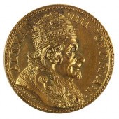 ALEXANDER VIII GILT BRONZE PAP
