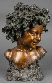 ALEXANDER ZEITLIN BRONZE BUST