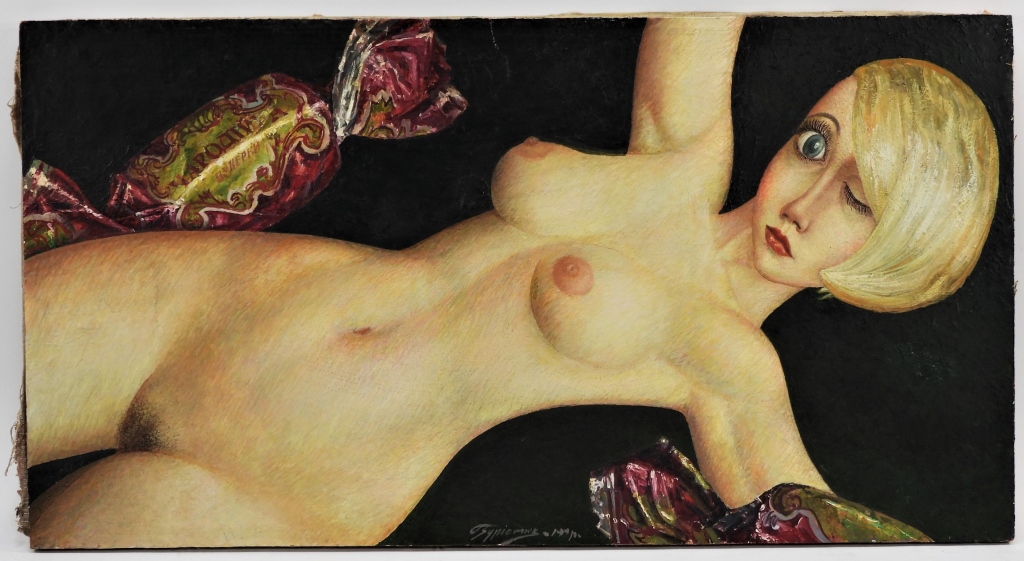ALEXANDR GURISTYUK LOUNGING NUDE