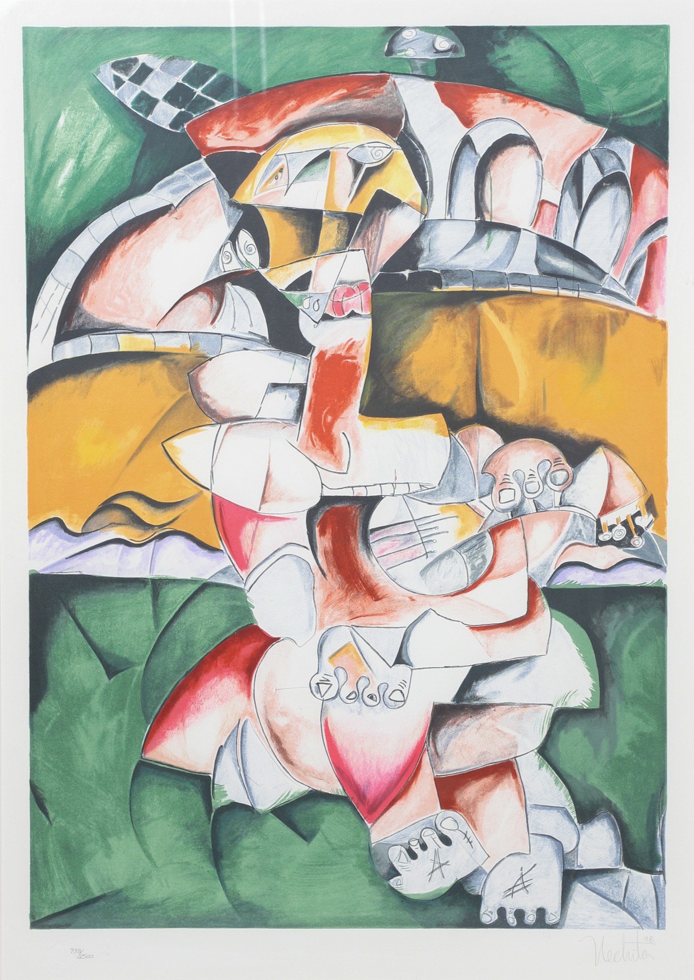 Alexandra Nechita Lithograph,