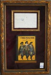 ALEXANDRE DUMAS AUTOGRAPHED LE