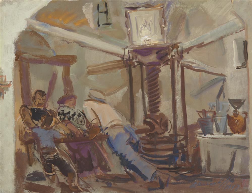 ALEXANDRE IACOVLEFF, (RUSSIAN,