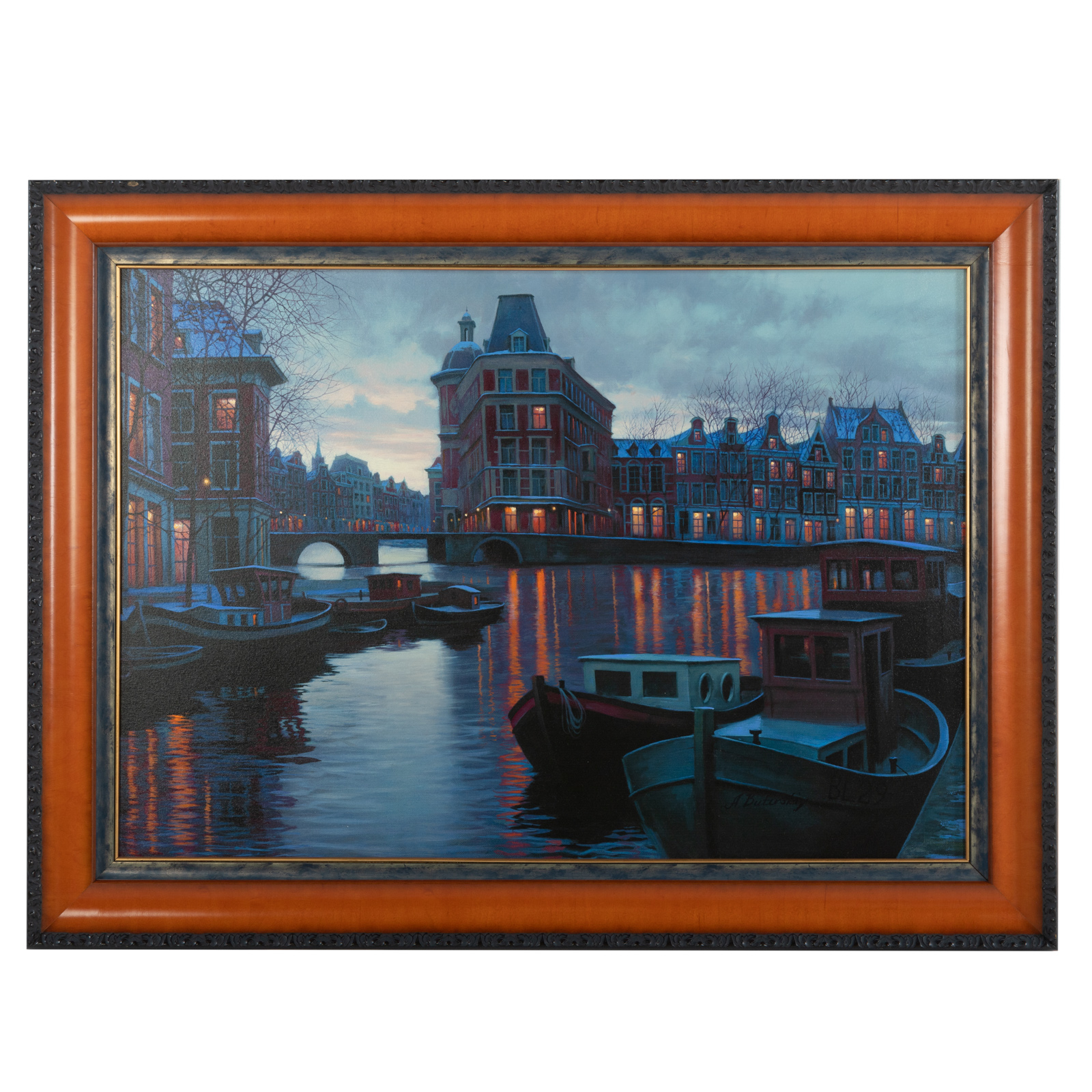 ALEXI BUTIRSKY. "CANAL AT DUSK,"