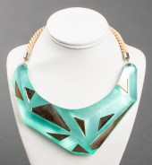 ALEXIS BITTAR CARVED LUCITE &