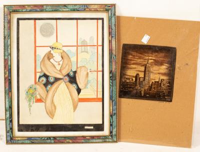 Alexis/Art Deco Lady/standing by
