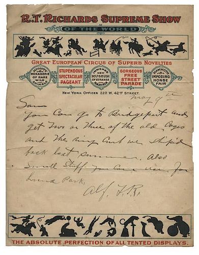 ALF. RINGLING NOTE ON R. T.