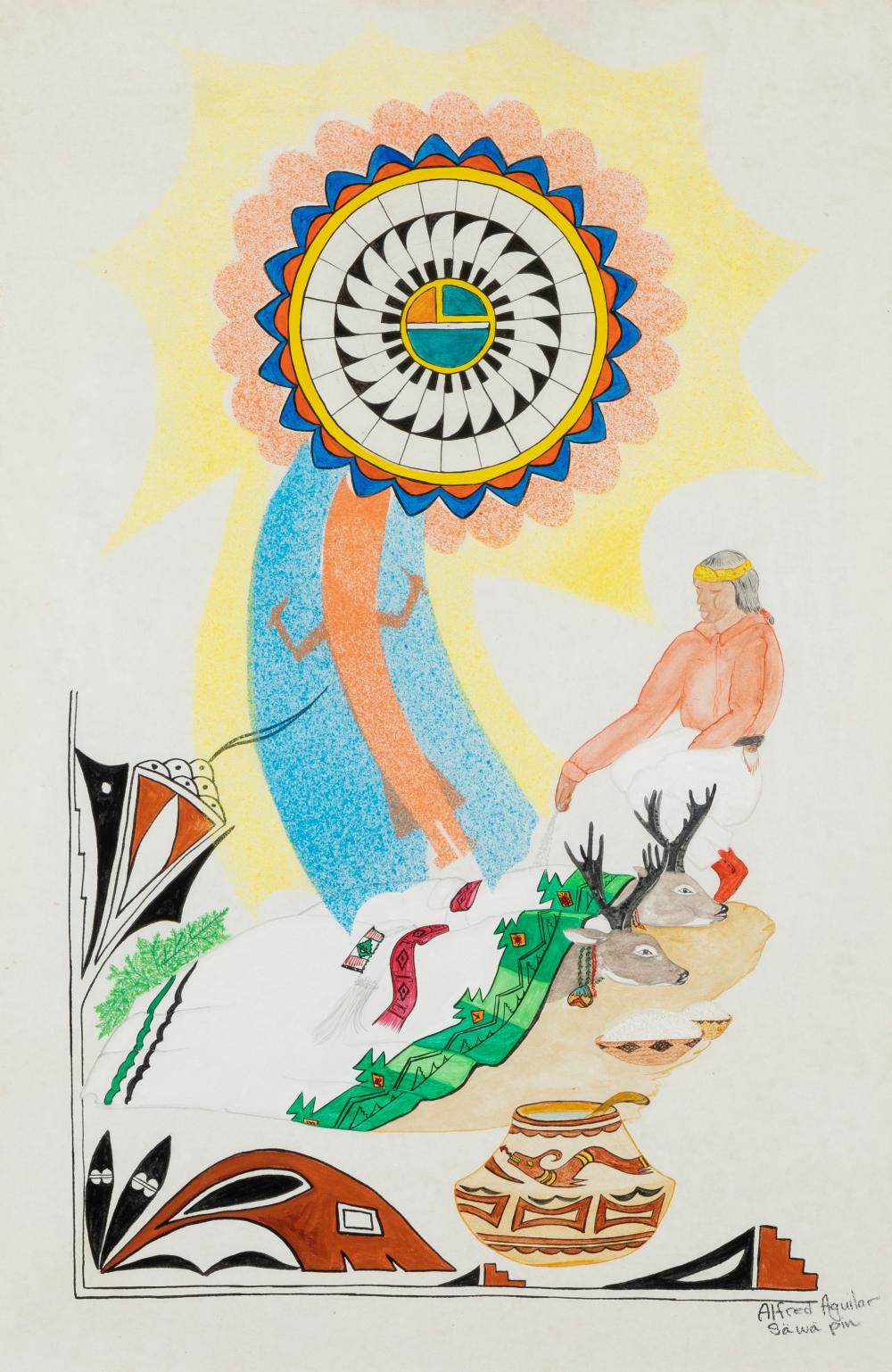 ALFRED AGUILAR, UNTITLED (DEER