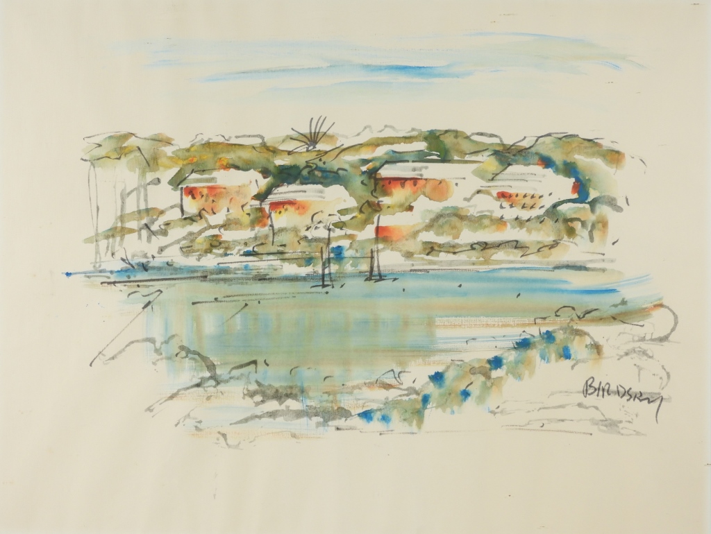 ALFRED BIRDSEY BERMUDA LANDSCAPE WC