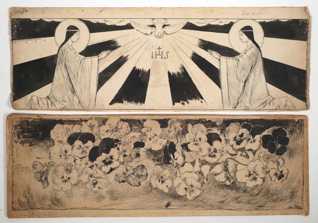 ALFRED BRENNAN, ILLUSTRATION ART