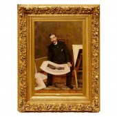 ALFRED BRYAN WALL, OIL ON CANV