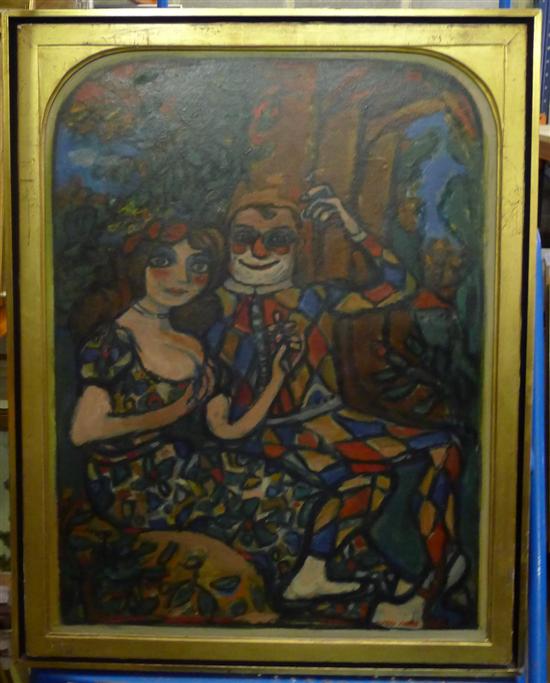 Alfred Cohen (1920-2001) oil on