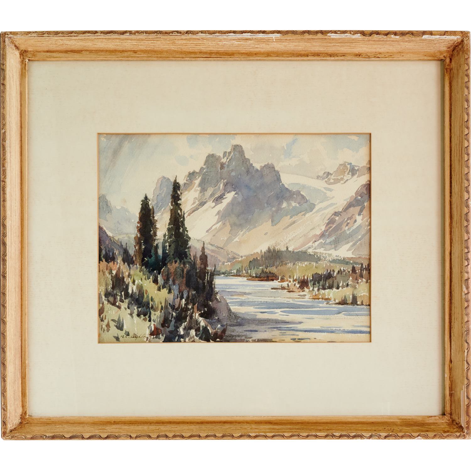 ALFRED CROCKER LEIGHTON, PAINTING