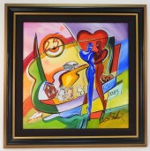 ALFRED GOCKEL ABSTRACT FIGURE