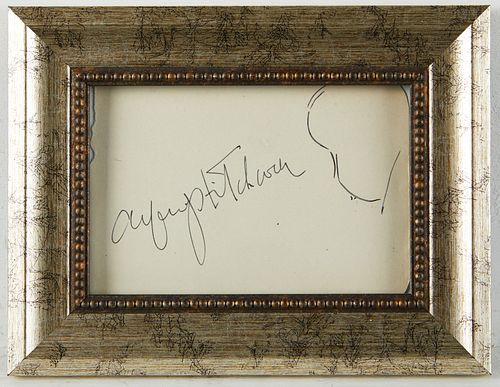 ALFRED HITCHCOCK SIGNATURE
