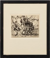 ALFRED HUTTY, CHARLESTON ETCHI