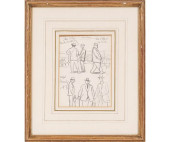 ALFRED J. MUNNINGS PENCIL<br>A