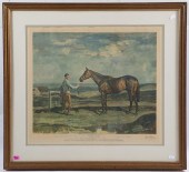 ALFRED JAMES MUNNINGS. "BROWN