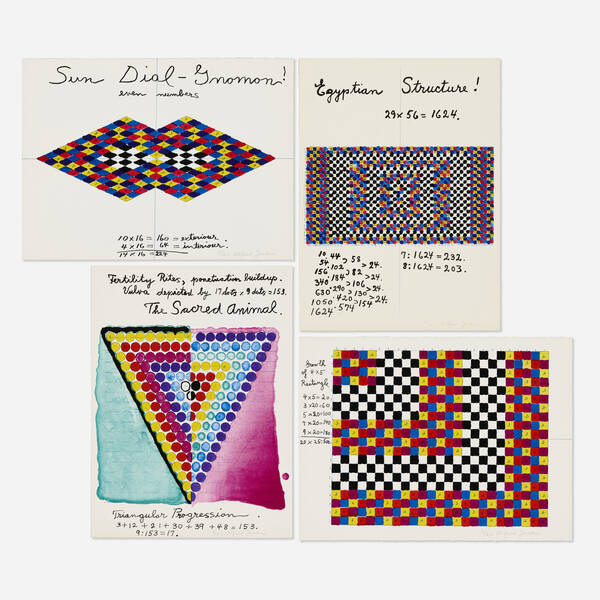 Alfred Jensen 1903–1981. Four works