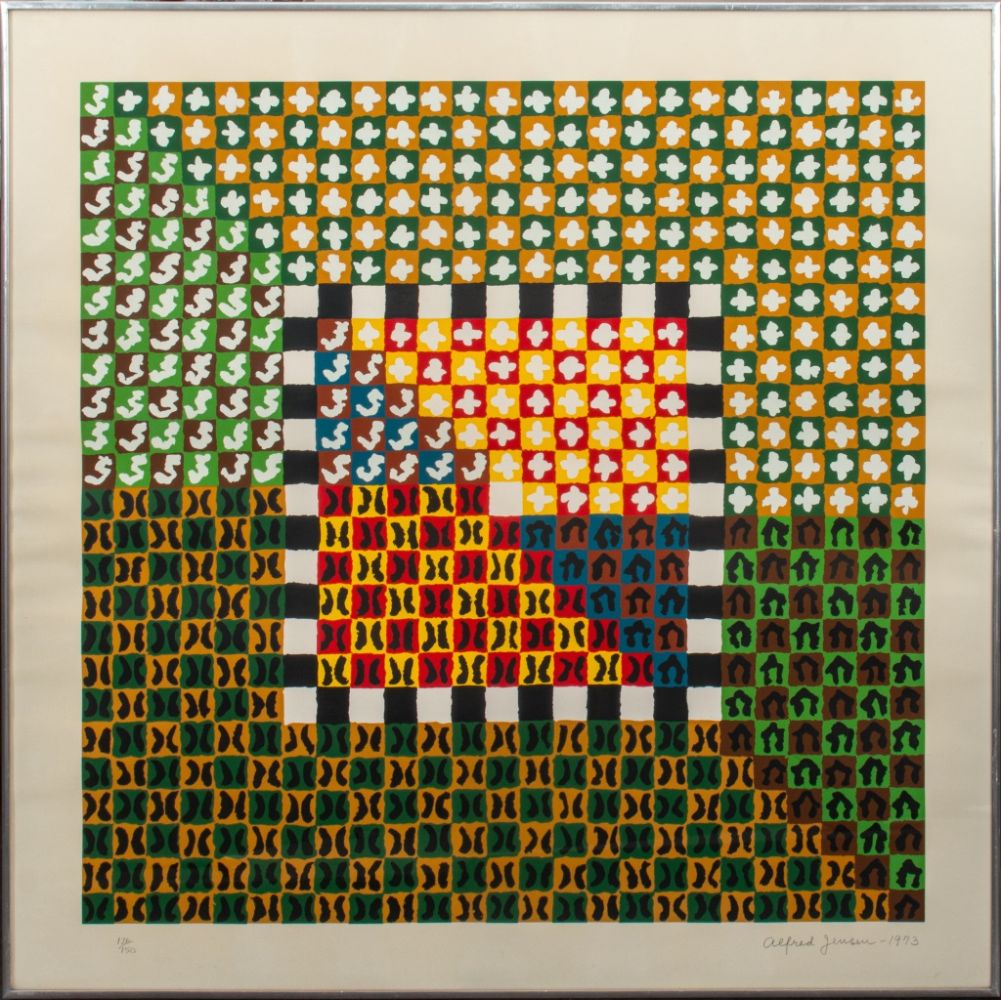ALFRED JENSEN "UNTITLED #2"