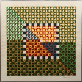 ALFRED JENSEN "UNTITLED #2" SC