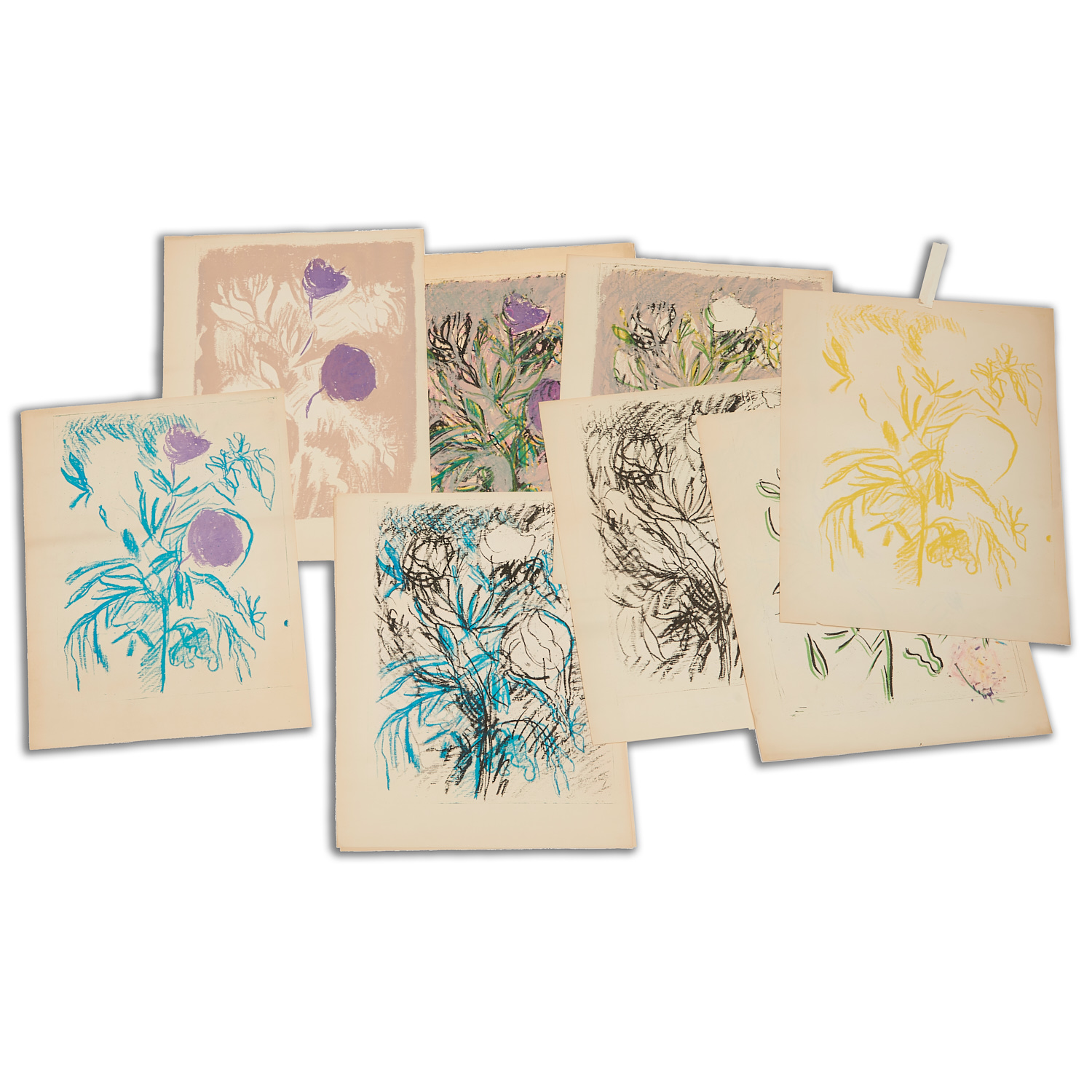 ALFRED LESLIE, (8) SCREENPRINTS,