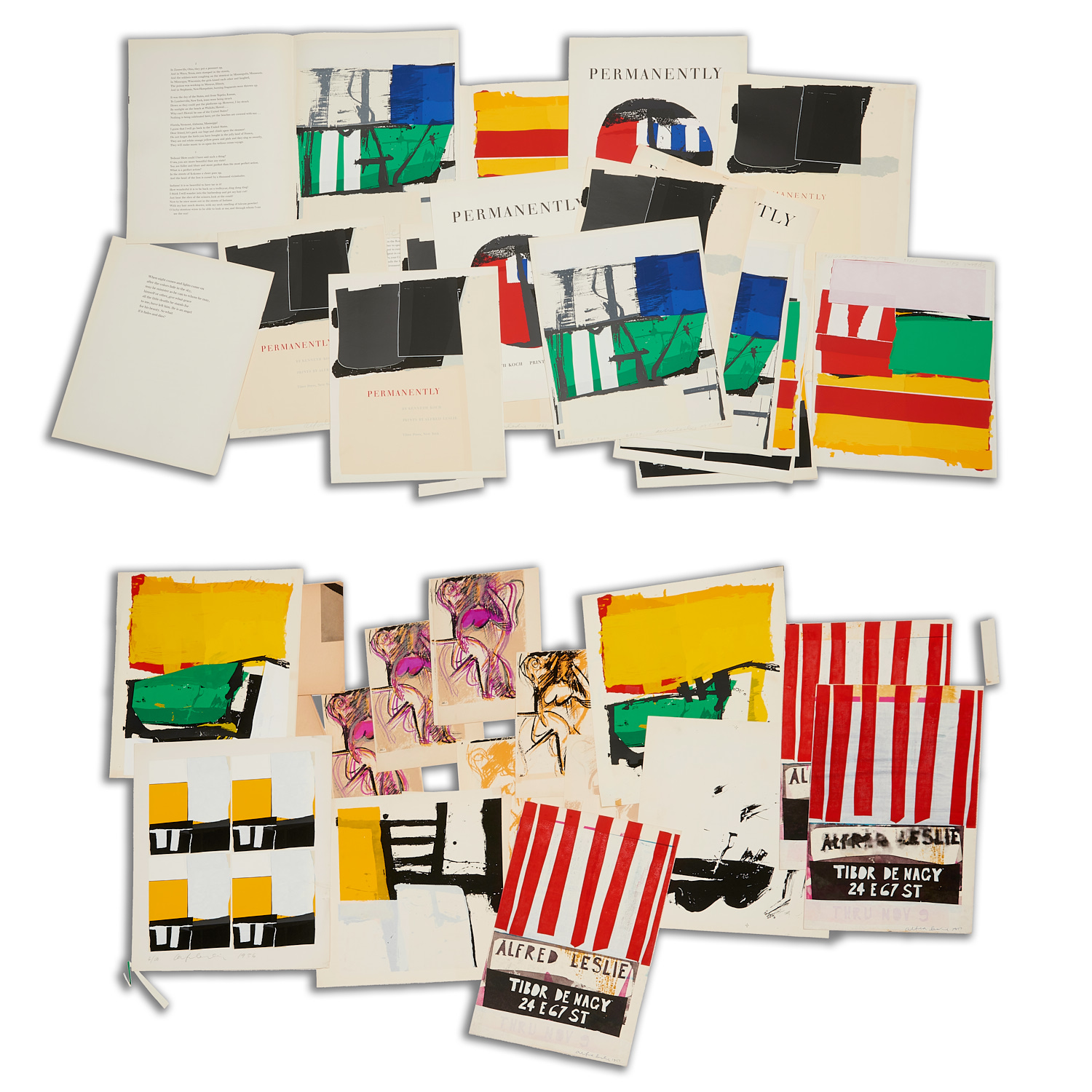 ALFRED LESLIE, PORTFOLIO OF