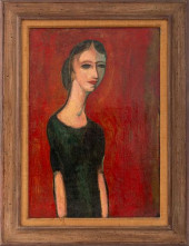 ALFRED MAURER &QUOT;GIRL ON RE