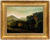 Alfred Miller painting, oil sk