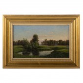 ALFRED ORWAY. A PEACEFUL POND,