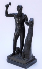 ALFRED REICHEL BRONZE SCULPTUR