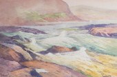 ALFRED SCHROFF WATERCOLOR ON P